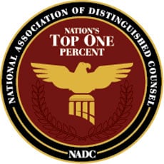 Nation's Top One Percent, National Association of Distinguished Counsel